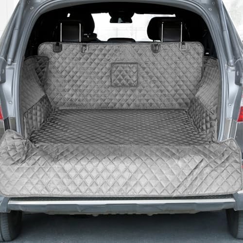 PETICON SUV Cargo Liner for Dogs, Trunk Cover with Bumper Flap Protector by PETICON