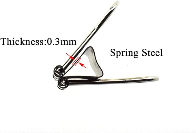 HAHIYO Binder Clips Paper Clamps Spring Steel Sturdy Small 0.75 inches Width - Image 4