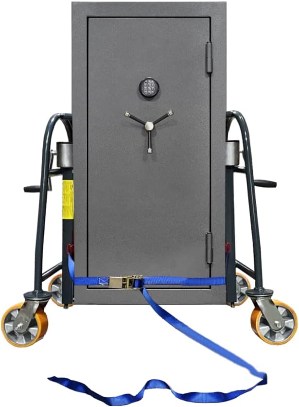 Manual Furniture and Crate Mover (Set of 2) with PU Swivel Casters - Safe and Easy Lifting -1320 lbs Capacity, Machinery Mover Pake Handling Tools Brand (PU on Steel Caster) - Image 6
