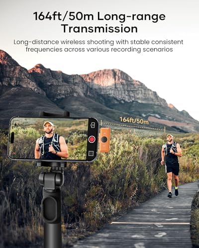 KUKIHO Wireless Lavalier Microphone for iPhone iPad Android with Charging Case 80h Battery Life, Noise Cancellation, 164ft Range Plug-Play Clip On Lapel Mic for YouTube, Video Recording, Vlog (Orange - Image 5