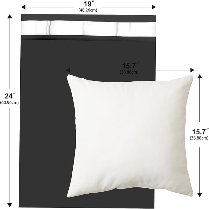 Large Poly Mailers 19x24 Inch 100 Pack, Shipping Bags - Image 2