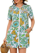 Bsubseach Terry Cloth Swim Cover Up Women Zipper Swimsuit Beach Robes by Bsubseach