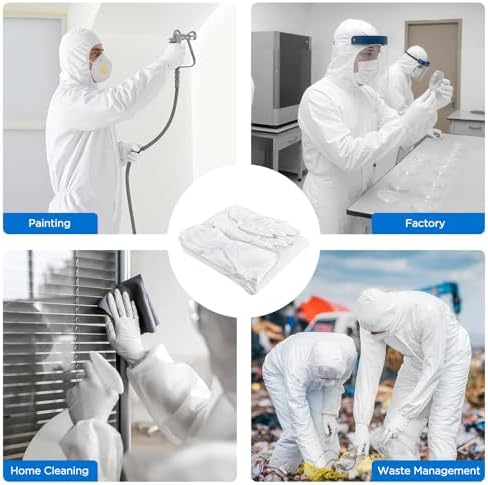 Disposable Hazmat Suit Coveralls 10/30PACK - Image 2