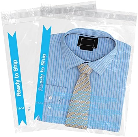 POLYSELLS Bundle Poly Bags Combo Pack of 400 (100pcs Each) -6X9", 8X10", 9X12", 11X14" Self Seal Clear Plastic Bags With Suffocation Warning - Image 5