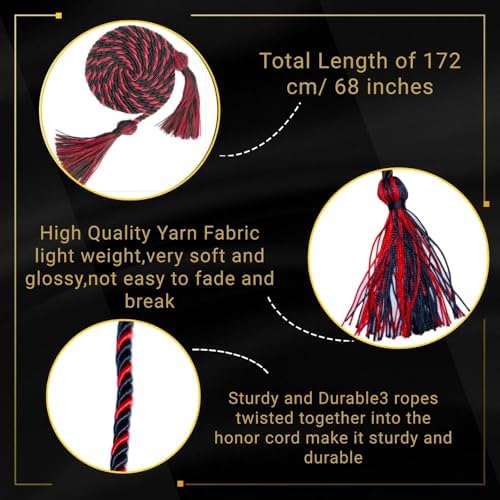 Graduation Honor Cords for Graduation 2026,National Honors Society Cords - Image 2