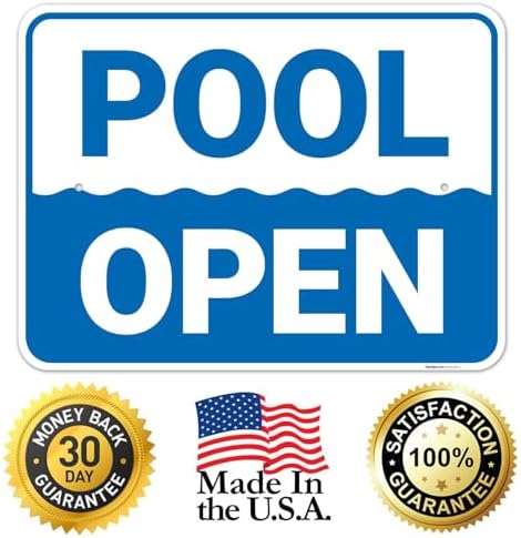 Pool Open Sign, - Image 5