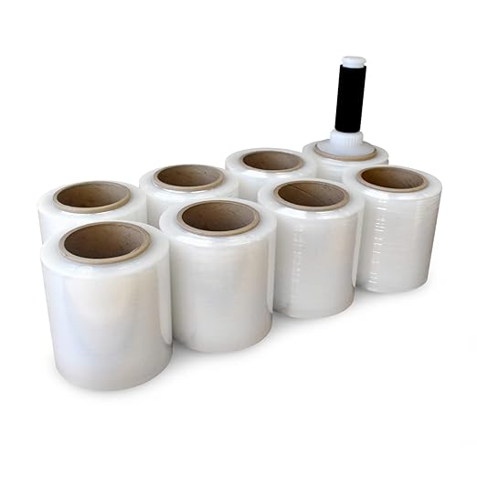 IDL Packaging 5" x 1000' Stretch Wrap Mini Roll of 80 Gauge by IDLPackaging