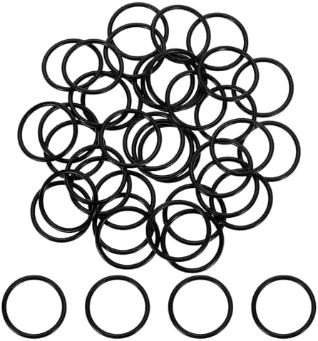 uxcell 200Pcs AS-018 NBR 70A O-Rings 3/4"ID x 1/16"CS/0.739"ID x 0.07"CS by uxcell