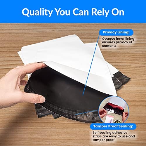 Reli. (125 Pcs) Poly Mailers 19x24", White | Self Sealing - Image 3