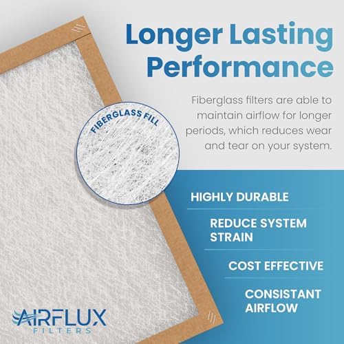 Fiberglass Air Filter -14x25x1Air Filter 12 Pack - Non Pleated 14"x25"x1", AC Filters for Home, Fiberglass, HVAC filters, Heater, Furnace Catcher for Dust - 1 YEAR SUPPLY - Image 3