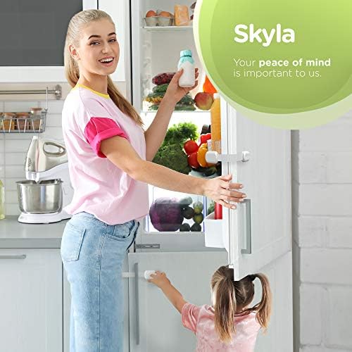 SKYLA HOMES Child Safety Cabinet Locks, White, 16 Pack - Image 2