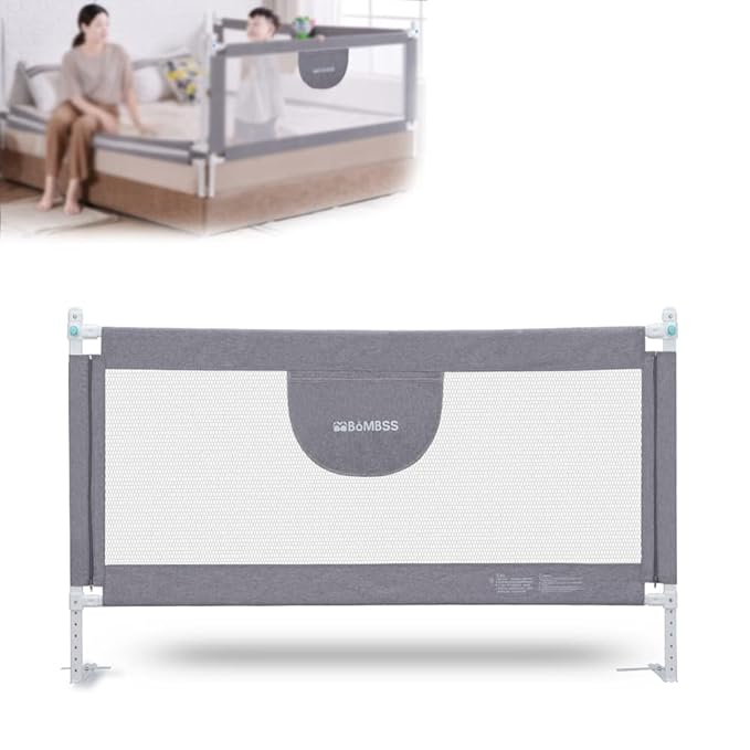 MBQMBSS 58'' L x 26.7" H Bed Rail by MBQMBSS