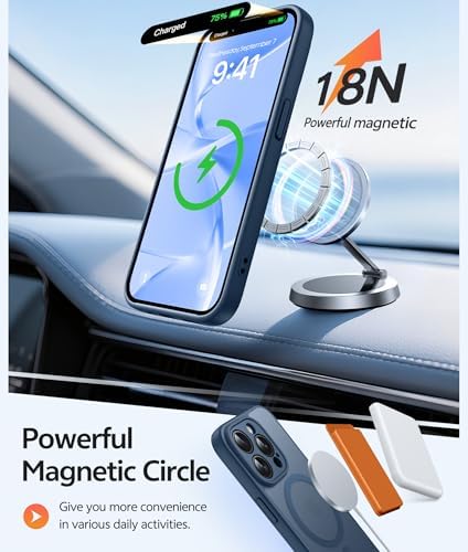 FNTCASE for iPhone 15 Pro Max Case, Fit for Magsafe, Glass Screen Protector - Image 3