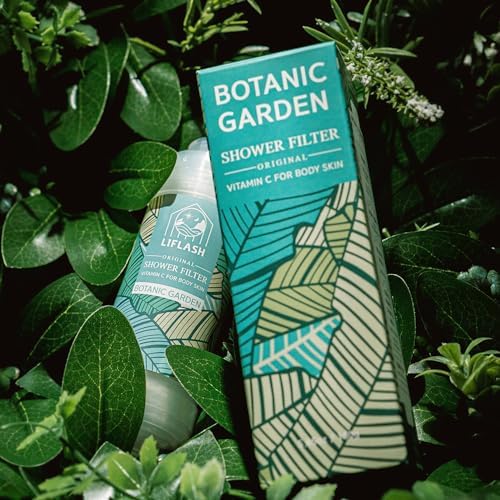 LIFLASH Vitamin C Shower Filter for Hard Water, Aromatherapy Softener Purifier, Help with Softer Skin and Hair Enhancement, for Universal Output Showerhead, Easy Installation (BOTANIC GARDEN) - Image 2