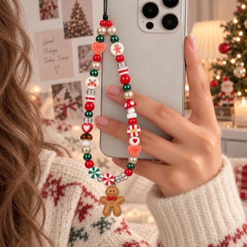 Beaded Camera Wrist Strap Cute Digital Camera Charm Lanyard Phone Charms Strap Beaded Camera Chain for Phone - Image 2