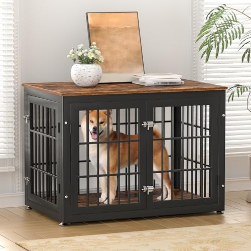 rehomerance 38" Heavy Duty Dog Crate Furniture for Large and Medium Dogs - Image 2