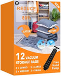 GONGSHI Vacuum Storage Bags for Clothing, 12-Piece Set by GONGSHI