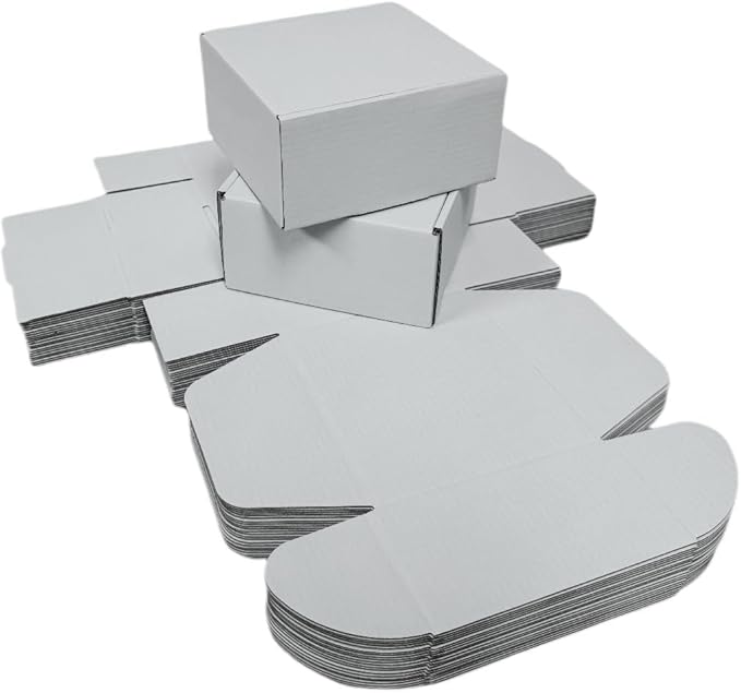 15 Pcs 6 x 6 x 3 inches Corrugated Cardboard Gift Boxes Recyclable Shipping - Image 4
