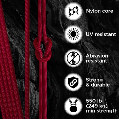 Paracord Rope 550 lb 4mm – Parachute Cord – Utility Camping Rope - Image 3