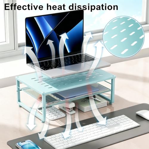 gianotter 2-Tier Metal Monitor Stand Riser - Image 3