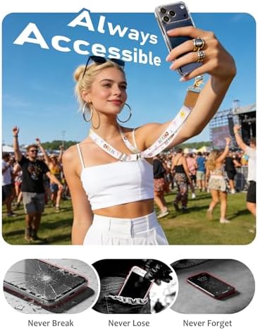 Yonlevres Phone Lanyard Crossbody Strap Wrist Neck Adjustable Women Be Kind - Image 5