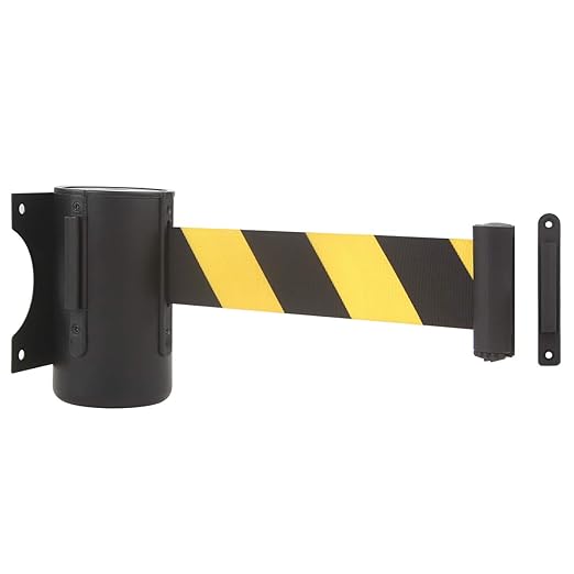 A-KARCK Wall Mount Retractable Belt 16 Foot, Crowd Control Wall Barrier by A-KARCK