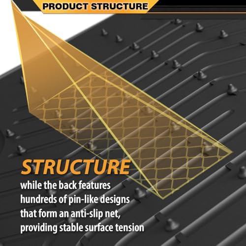 G-PLUS Cargo Liners Fit 1999-2007 Silverado/Sierra 1500 2500 Extended Cab - Image 5