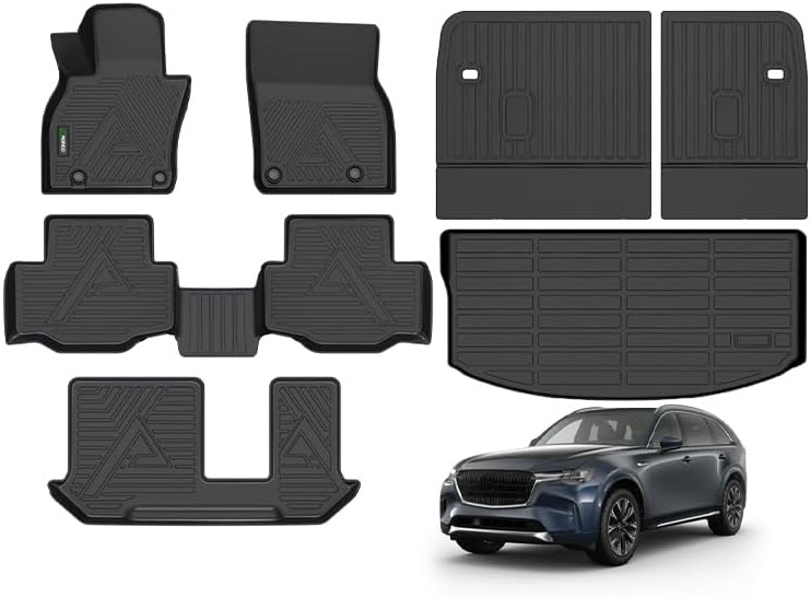 ANBINGO® Floor Mats & Cargo Liner for Mazda CX90 2024 2025 2026 by ANBINGO