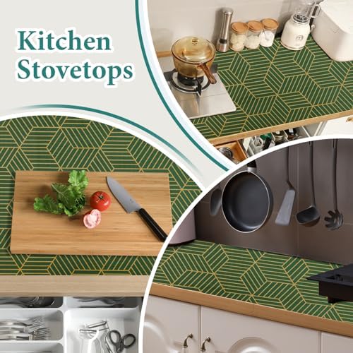 Shelf Liners for Kitchen Cabinets 23.6in x 30FT Non Adhesive Cabinet Liner - Image 6