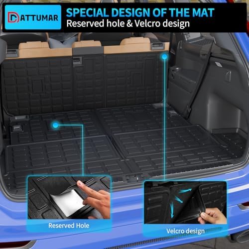 Trunk Mat+2nd&3rd Row Backrest Mats for 2010-2024 Toyota 4 Runner - Image 4