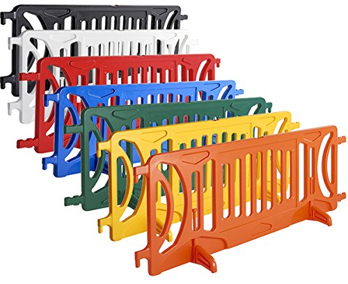 Billboard Barricade 42x96 Plastic Pedestrian Barricade- Red - Image 7