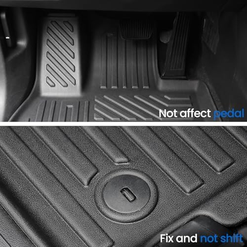 Floor Mats for Hyundai Palisade 2020-2025 7&8 Seats, w/Cargo Mat - Image 3