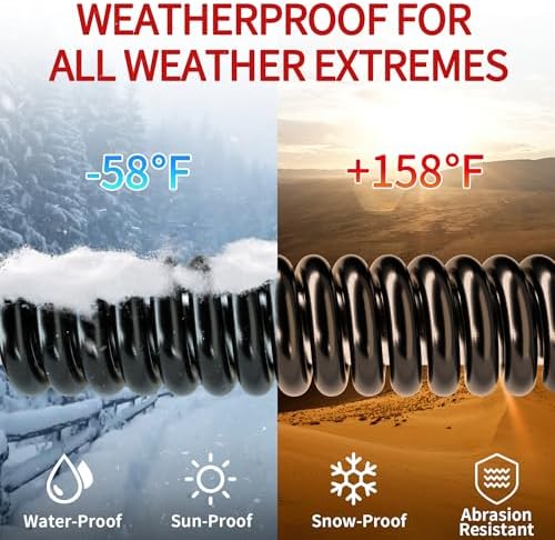 Skrizcable100 FT 10 Gauge Extension Cord Outdoor, Black Power Cord - Image 5
