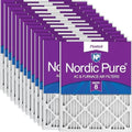 Nordic Pure 18x20x1 Pleated MERV 8 Air Filters 24 Pack by NordicPure