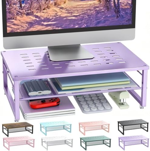 gianotter 2-Tier Metal Monitor Stand Riser by gianotter