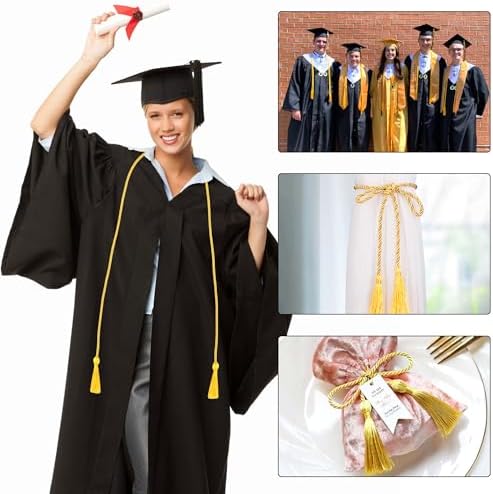 GraduationMall Graduation Honor Cord 68" Gold - Image 5