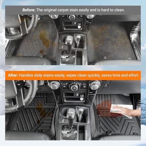 powoq Floor Mats Cargo Mat Compatible with 2013-2024 Toyota 4Runner - Image 3