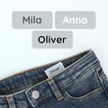 TeddyLabels - Clothing Labels for Nursing Home (120) – Self-Adhesive Name Tags for Clothes and Personal Items. Personalized Labels for Daycare, Nursing Homes, and Laundry Use - Light Grey by Teddylabels