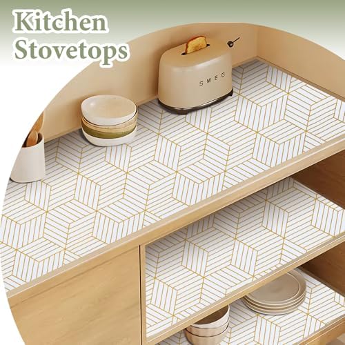 Shelf Liners for Kitchen Cabinets 12in x 40FT, Non Adhesive Cabinet Liner - Image 5