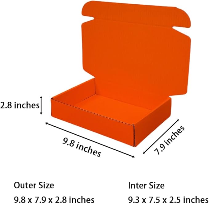 30 Pcs 9.8 x 7.9 x 2.8 inches Shipping Boxes - Image 2