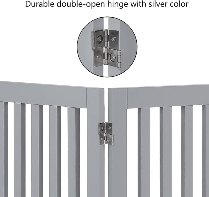 unipaws 36" H Free Standing Pet Gate - Image 7