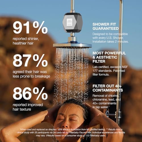 Filterbaby Diamond Shower Filter for Skin & Hair, Reduces Chlorine - Image 4