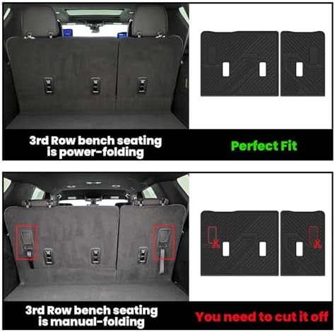 LASFIT Floor Mats for Chevy Suburban/GMC Yukon XL/Escalade ESV 2021-2026 - Image 3