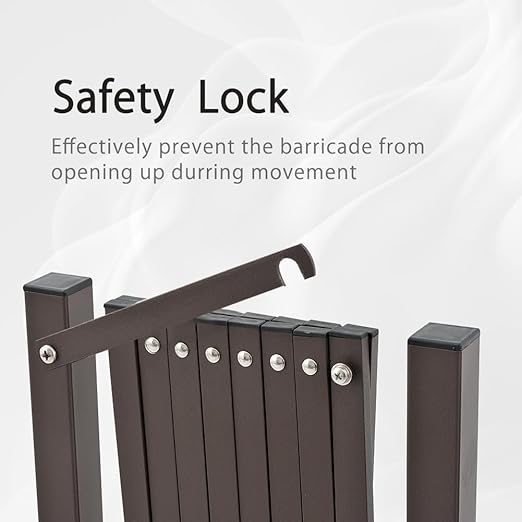 GYMTIME Expandable Metal Barricade, Safety Barrier - Image 3