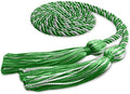 Endea Graduation Single Honor Cord Two-Color (Green/White) by EndeaGraduation