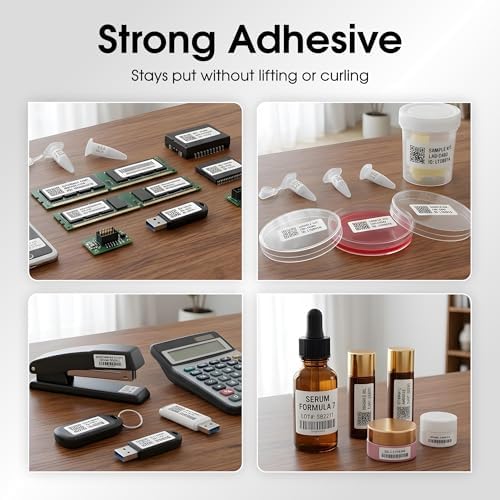 1" X 0.5" Matte White Printable Barcode Labels (100 Sheets, 16000 Stickers) - Image 5
