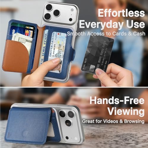 for MagSafe Wallet, Magnetic Phone Wallet RFID Blocking Strong Magnet - Image 5