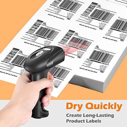 3-1/3" x 4" Shipping Address Labels 600 Label Stickers Paper for Laser/Inkjet Printer 6 per Page Printable Mailing Labels, FBA Box Labels - Matte, 100 Sheets - Image 7