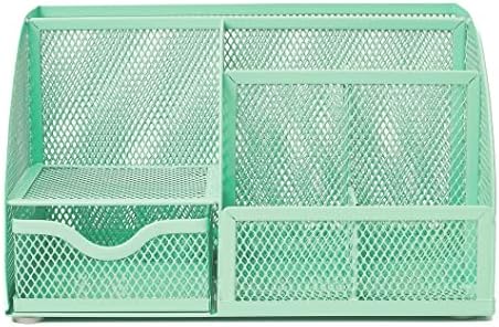Annova Mesh Desk Organizer Office with 7 Compartments + Drawer/Desk Tidy Candy/Pen Holder/Multifunctional Organizer (Green23) - Image 3