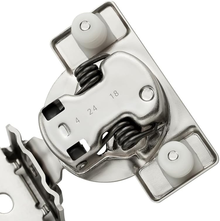 Soft Close Hinges for Kitchen Cabinet Hinges, 1-3/8 Inch Overlay, 50 Pack - Image 6